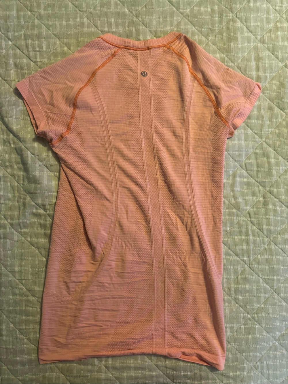 lululemon athletica Peach Short Sleeve Performance Tee